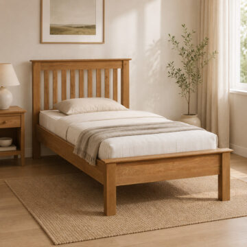 Devon Oak 3' Single Bed
