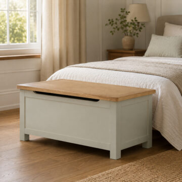 Tynedale Stone Grey Blanket Box