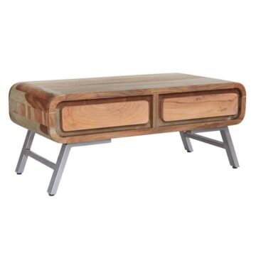 Redstone Acacia 2 Drawer Coffee Table | Assembled