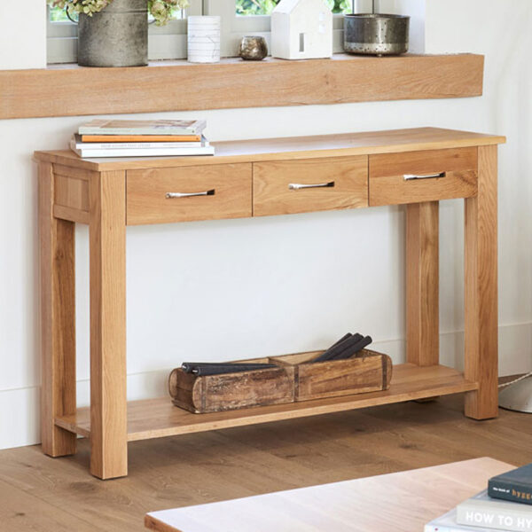 North Bay Oak Console Table