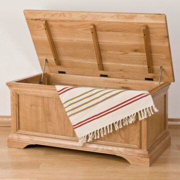 Parisian Oak Blanket Box