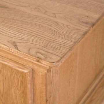 Parisian Oak Blanket Box | Assembled