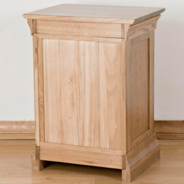 Parisian Oak 3 Drawer Bedside Cabinet | Assembled