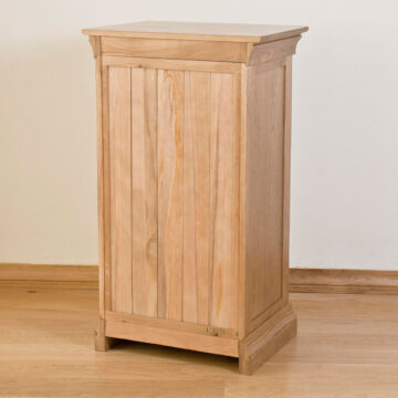Parisian Oak 5 Drawer Wellington Chest | Assembled