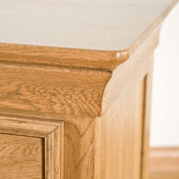 Parisian Oak 2 over 2 Chest of Drawers | Assembled