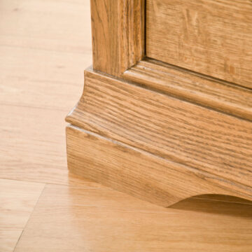 Parisian Oak 2 over 2 Chest of Drawers | Assembled