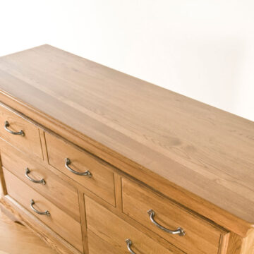 Parisian Oak 3 Over 4 Chest of Drawers | Assembled