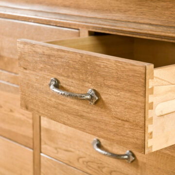 Parisian Oak 3 Over 4 Chest of Drawers | Assembled