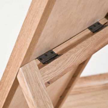 Parisian Oak Cheval Mirror | Assembled