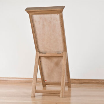 Parisian Oak Cheval Mirror | Assembled