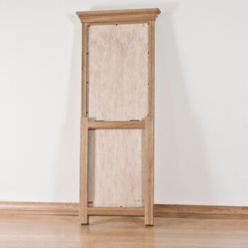 Parisian Oak Cheval Mirror | Assembled