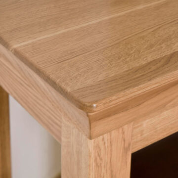 Parisian Oak 3 Drawer Single Pedestal Desk