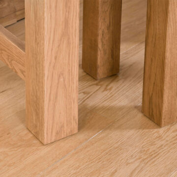 Parisian Oak 3 Drawer Single Pedestal Desk