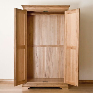 Parisian Oak Full Hanging Wardrobe