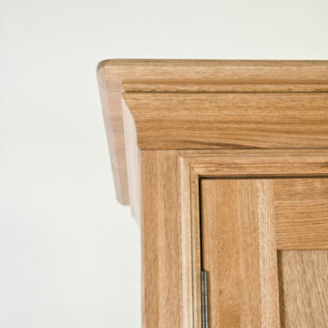 Parisian Oak Double Wardrobe with Drawer