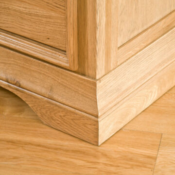 Parisian Oak Double Wardrobe with Drawer