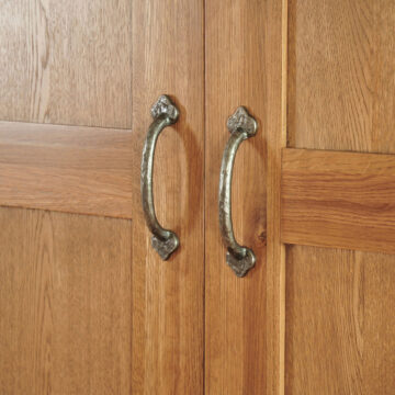 Parisian Oak Triple Wardrobe With Drawers