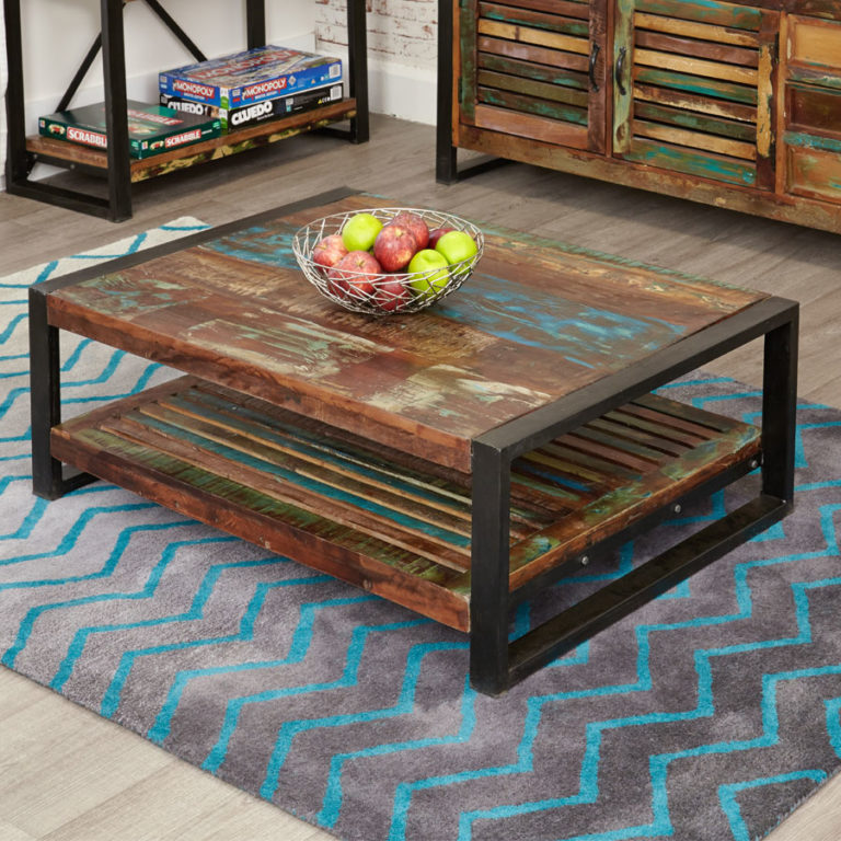 Kochi Rectangular Coffee Table Oak World