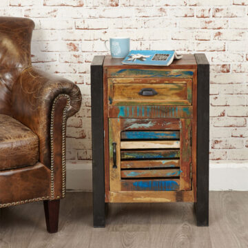 Kochi 1 Drawer 1 Door Bedside Cabinet | Assembled