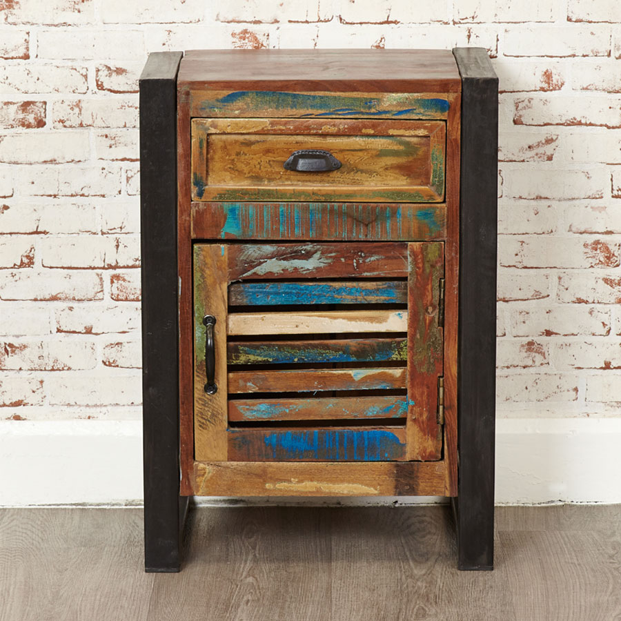 Kochi 1 Drawer 1 Door Bedside Cabinet | Assembled