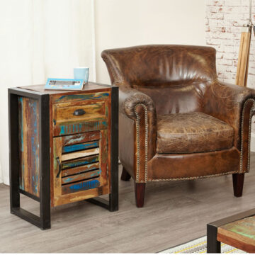 Kochi 1 Drawer 1 Door Bedside Cabinet | Assembled