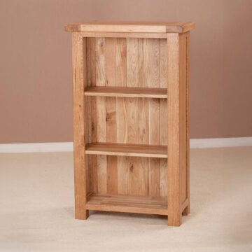 Nottingham Rustic Oak 3ft Narrow Bookcase | Assembled