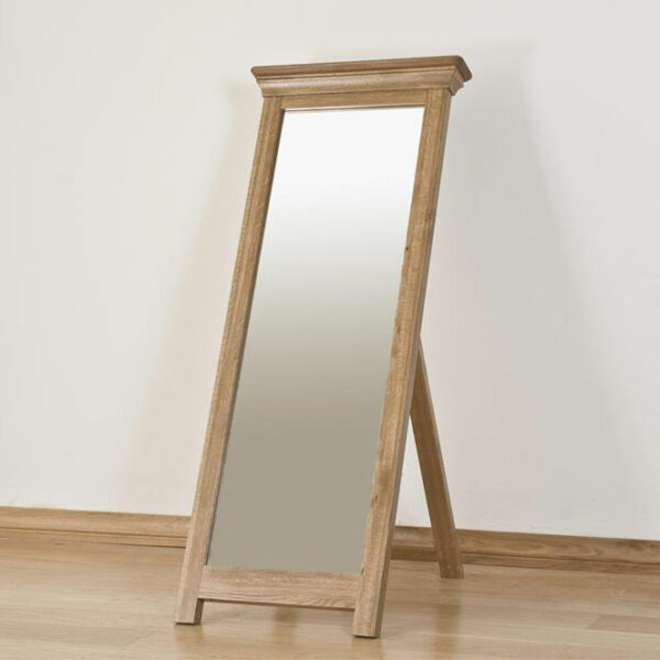 Parisian Oak Cheval Mirror