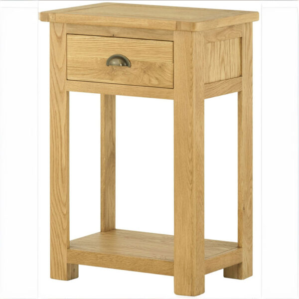 Tynedale Oak Small Console Table | Wax Finish