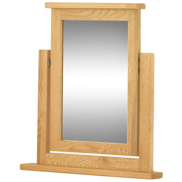 Tynedale Oak Swing Mirror | Wax Finish