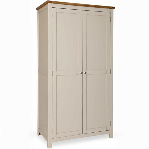 Tynedale Stone Grey Painted Full Hanging Wardrobe