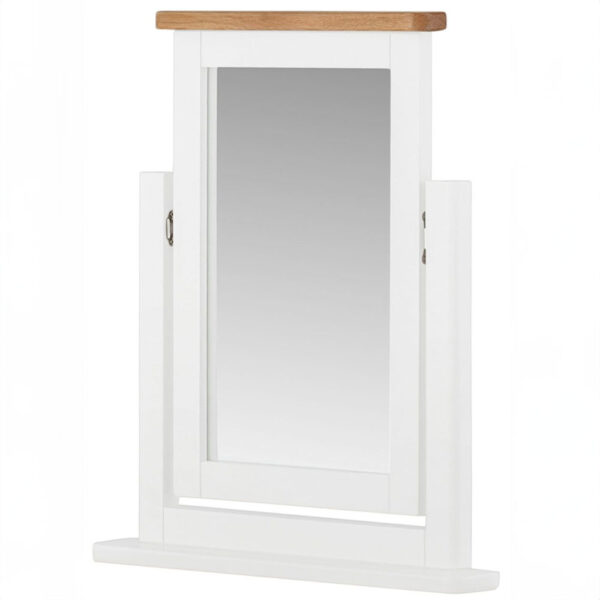 Tynedale White Vanity Table Mirror