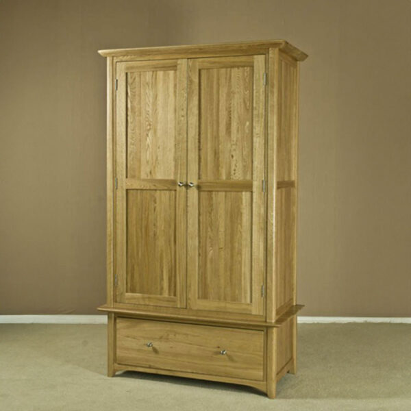 Wellington Oak Double Wardrobe