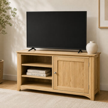 Wellington Oak 1 Door TV Stand | Assembled