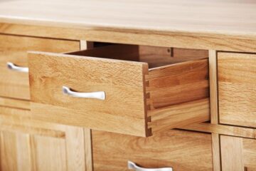 Devon Oak 2 Door 5 Drawer Large Sideboard | Assembled