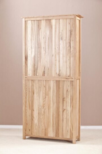 Devon Oak Tall 6 Shelf Bookcase | Assembled