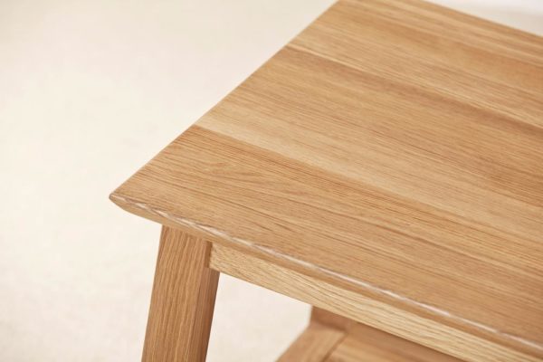 Devon Oak Rectangle Coffee Table With Shelf