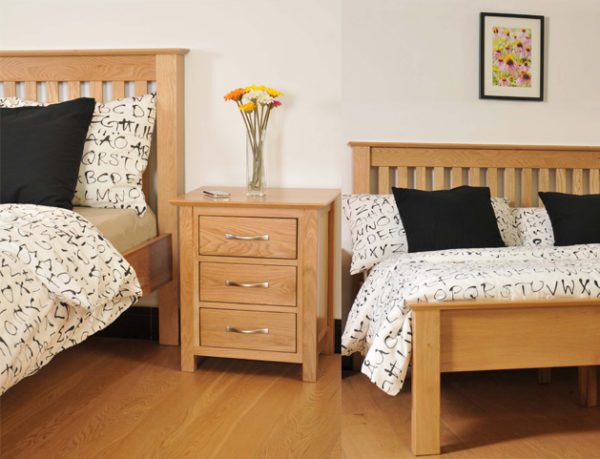 Devon Oak Single Table Mirror