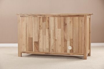 Devon Oak 1 Door TV Unit 90cm | Assembled