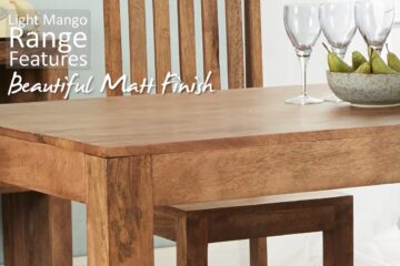 Malda Light Mango 6ft Dining Table