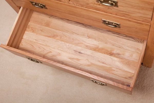 Nottingham Rustic Oak 4 + 2 Chest of Drawers | Fully Assembled