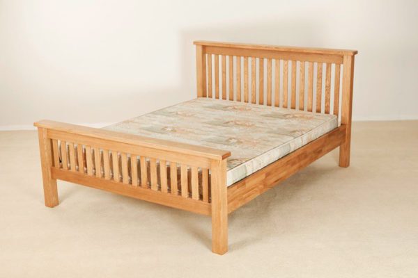 Nottingham Rustic Oak Double Bed