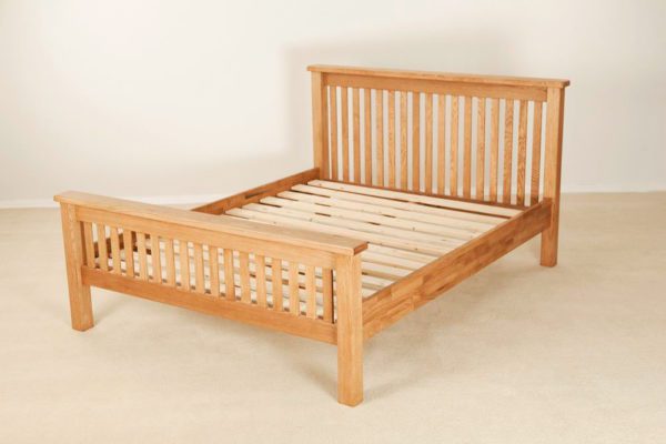 Nottingham Rustic Oak Double Bed