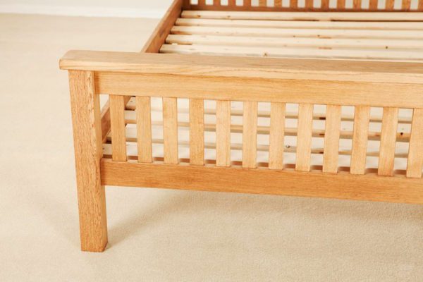 Nottingham Rustic Oak Double Bed