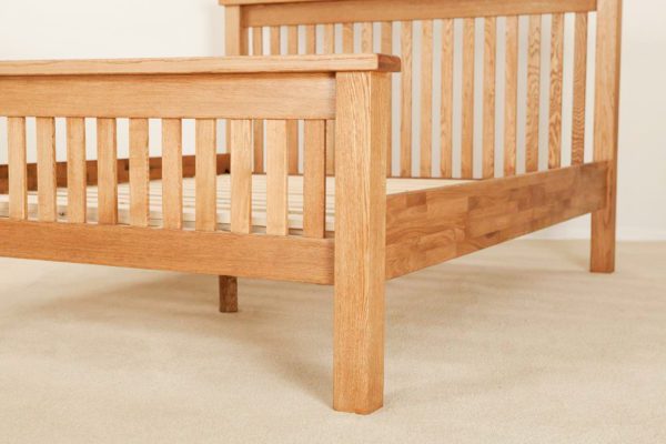 Nottingham Rustic Oak Double Bed