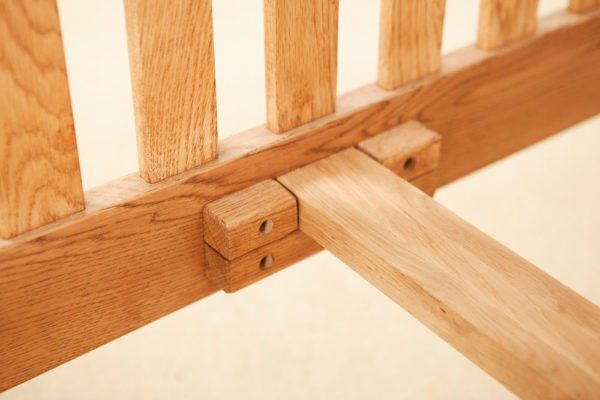 Nottingham Rustic Oak Double Bed
