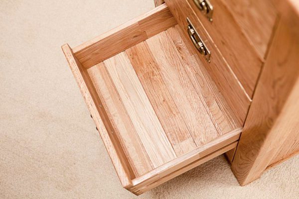 Nottingham Rustic Oak Wellington Chest | Fully Assembled