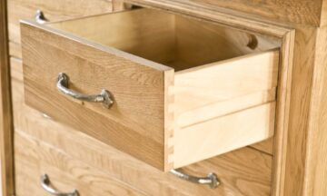 Parisian Oak 2 over 2 Chest of Drawers | Assembled | Clearance