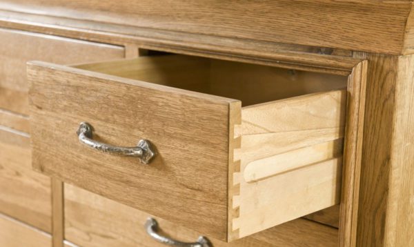 Parisian Oak 3 Over 4 Chest of Drawers | Fully Assembled
