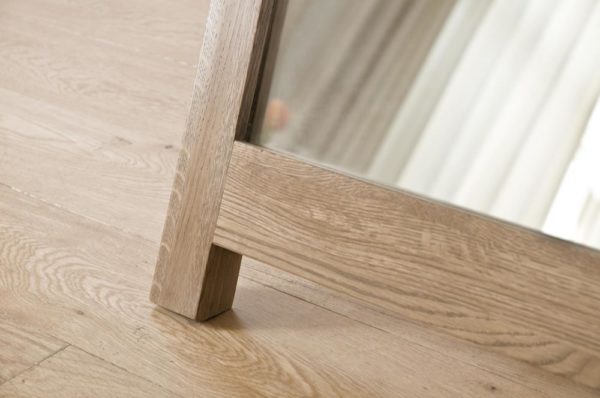 Parisian Oak Cheval Mirror