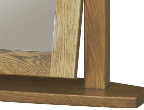 Parisian Oak Table Mirror
